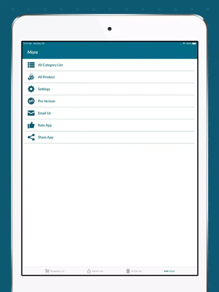 ภาพหน้าจอของ Shopping List & Grocery List iPad 