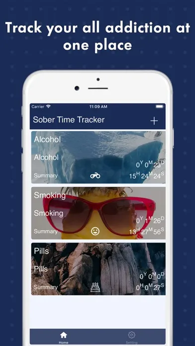 Sober Tracker – Quit Addiction Ekran Görüntüleri