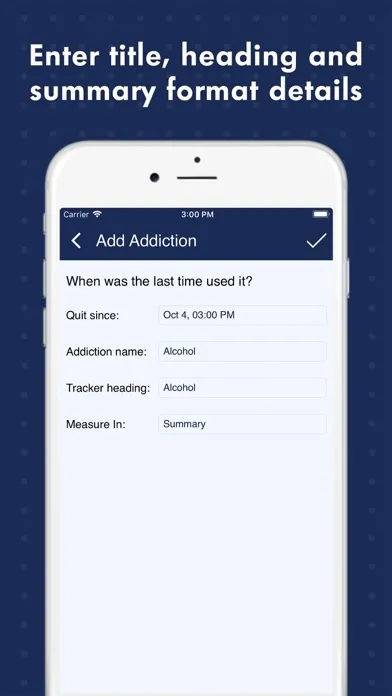 Sober Tracker – Quit Addiction Ekran Görüntüleri
