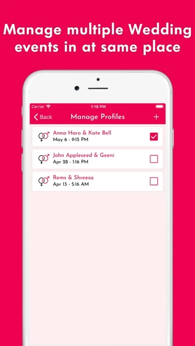 Capturas de pantalla de Wedding Planner & Organizer