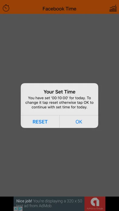 Tangkapan layar Timer for Facebook