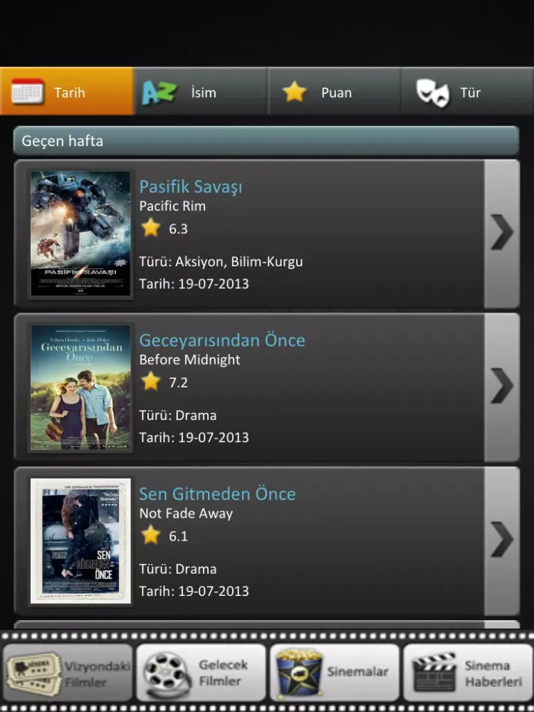 Sinematrix - Vizyon Film Sinema Fragman iPad  스크린샷
