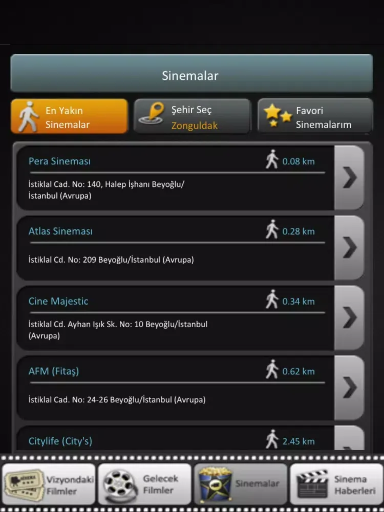 Sinematrix - Vizyon Film Sinema Fragman iPad  스크린샷