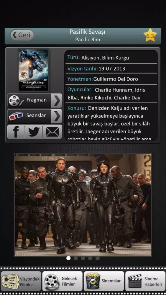 Sinematrix - Vizyon Film Sinema Fragman 스크린샷