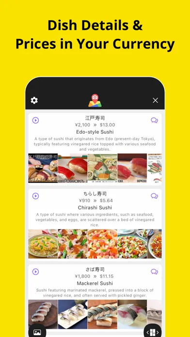 Yumini - AI Menu Translator应用截图