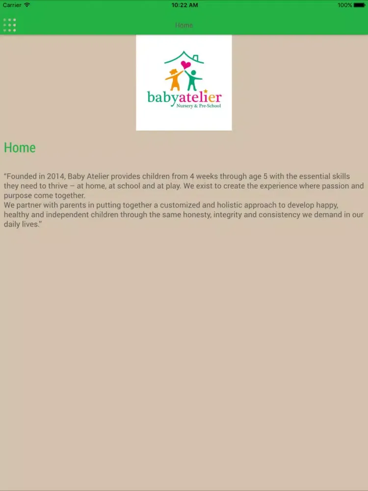 BabyAtelier iPad  Ekran Görüntüleri