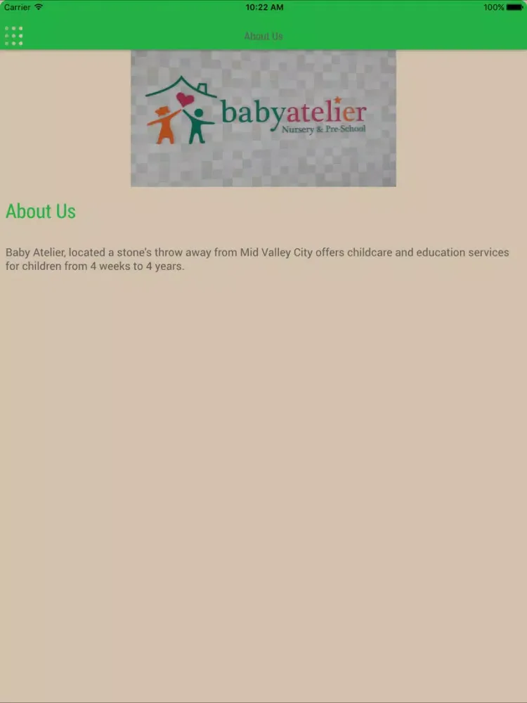 BabyAtelier iPad  Ekran Görüntüleri