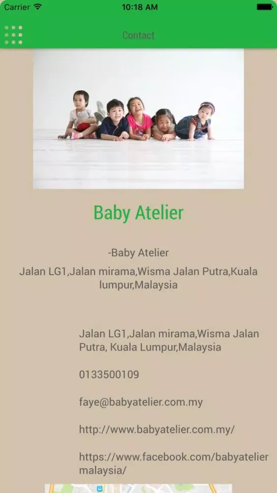 BabyAtelier Ekran Görüntüleri