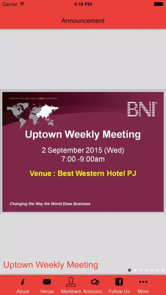 BNI Uptown スクリーンショット