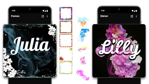 Smoke Name Art Maker سکرین شاٹس