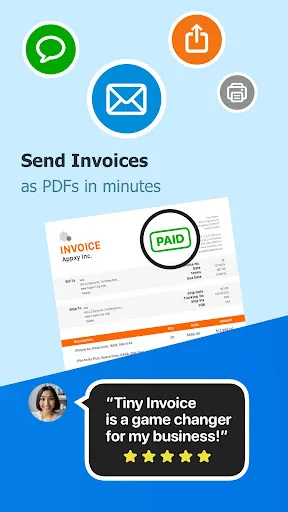 Invoice Maker - Tiny Invoice स्क्रीनशॉट