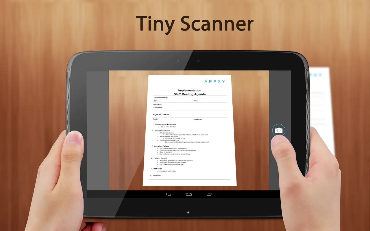 Ảnh chụp màn hình của TinyScanner Pro
