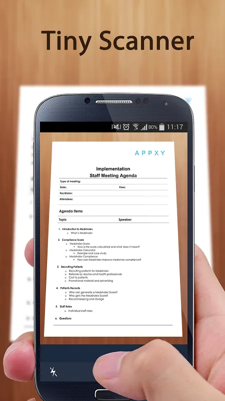 Ảnh chụp màn hình của TinyScanner Pro