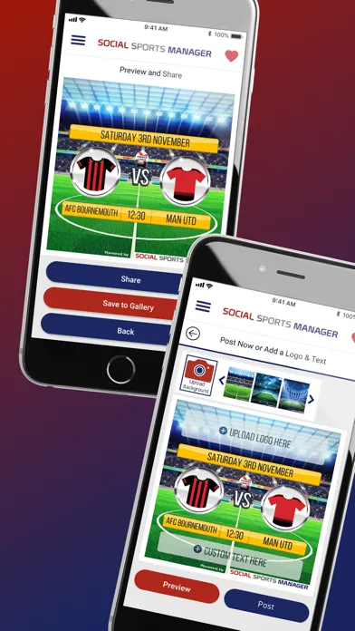 Скриншоты Social Sports Manager