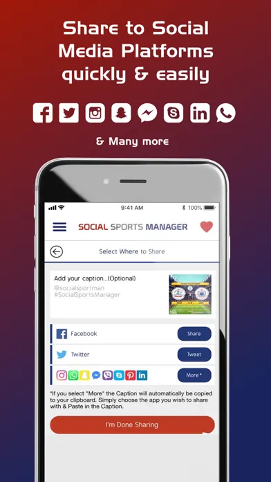Скриншоты Social Sports Manager
