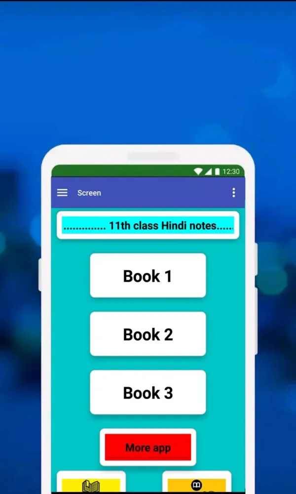 11th Class Hindi Notes应用截图