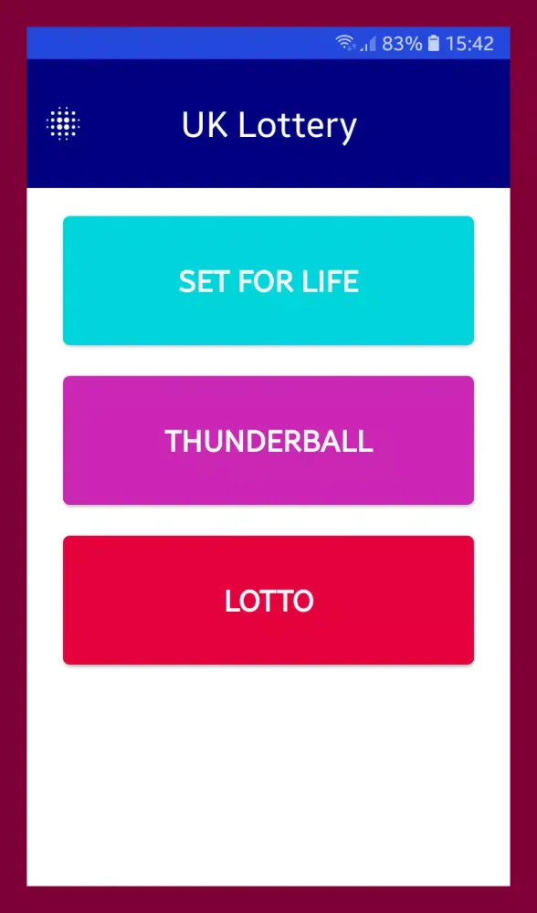 UK Lottery Lucky Numbers Screenshots