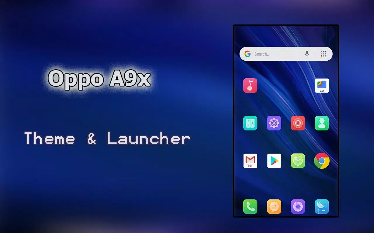 Oppo A9x Theme and launcher Screenshots
