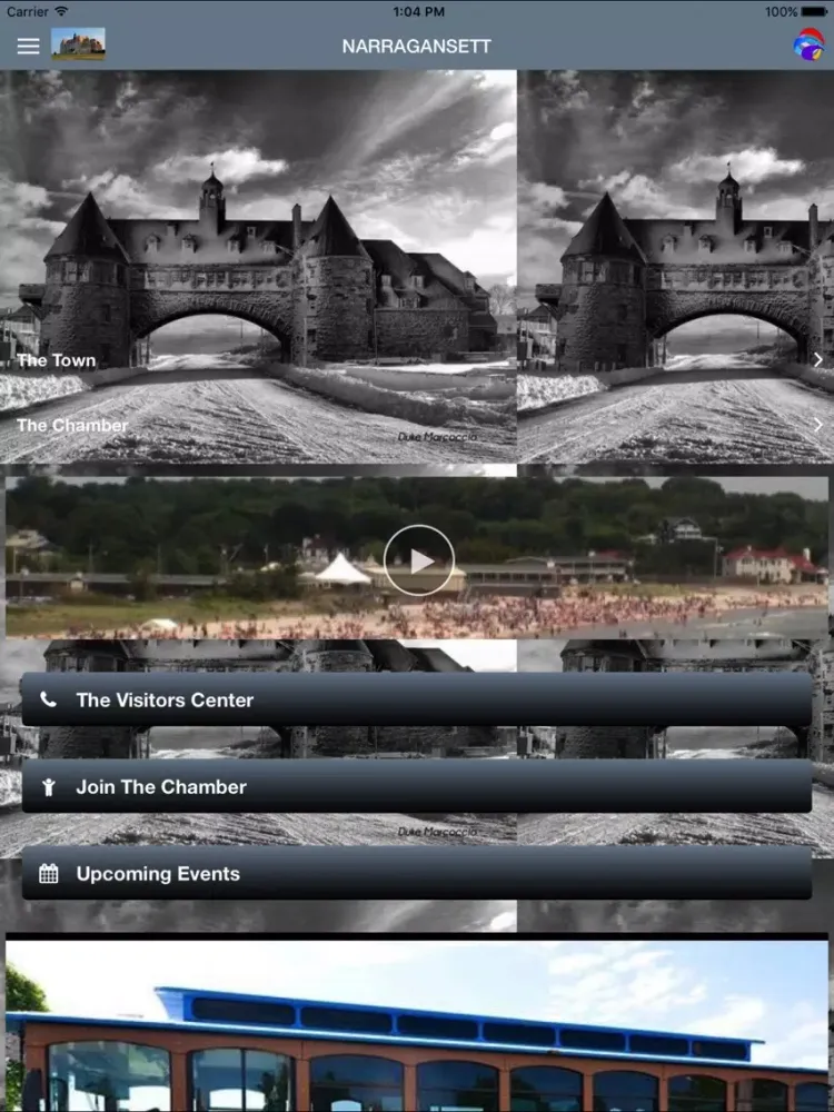 Narragansett Chamber of Commerce iPad  스크린샷
