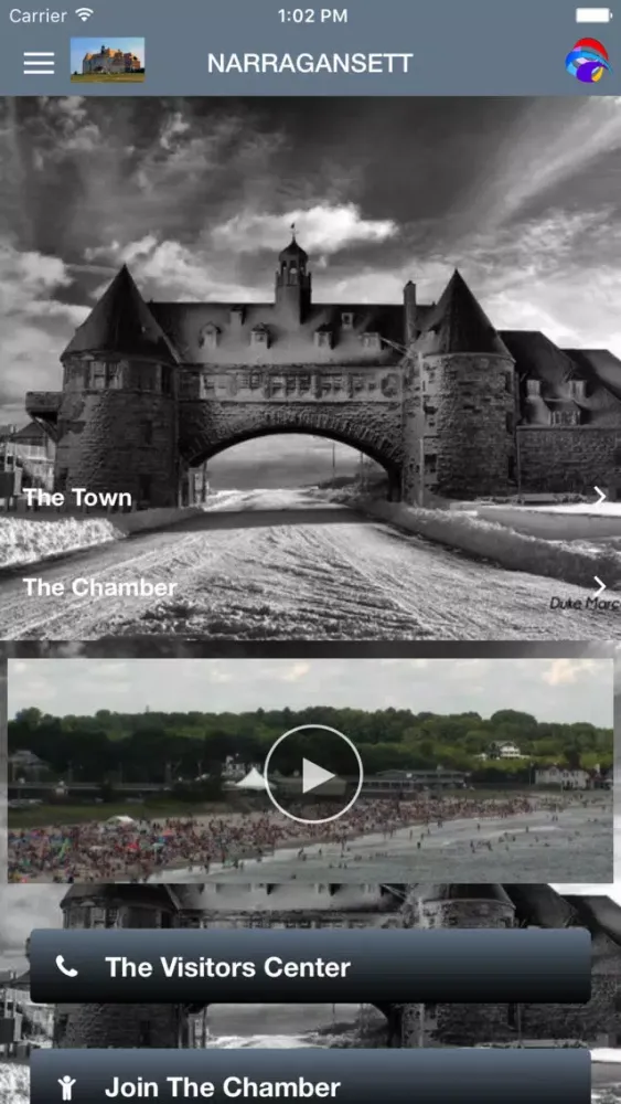 Narragansett Chamber of Commerce 스크린샷