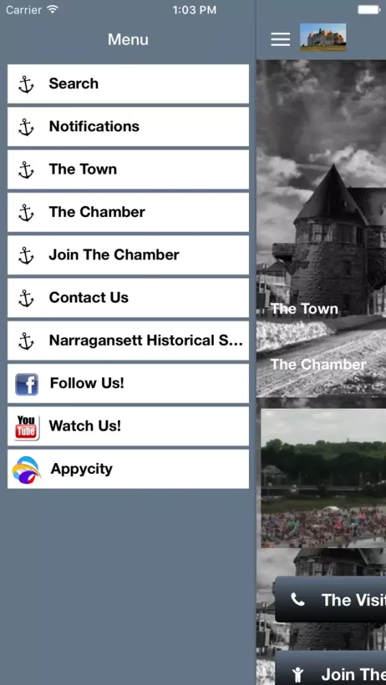 Narragansett Chamber of Commerce 스크린샷