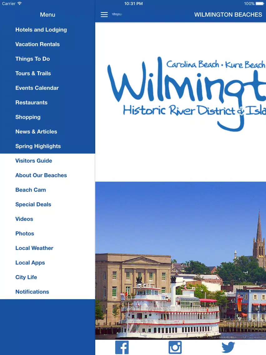 Wilmington, NC & Island Beaches iPad  سکرین شاٹس