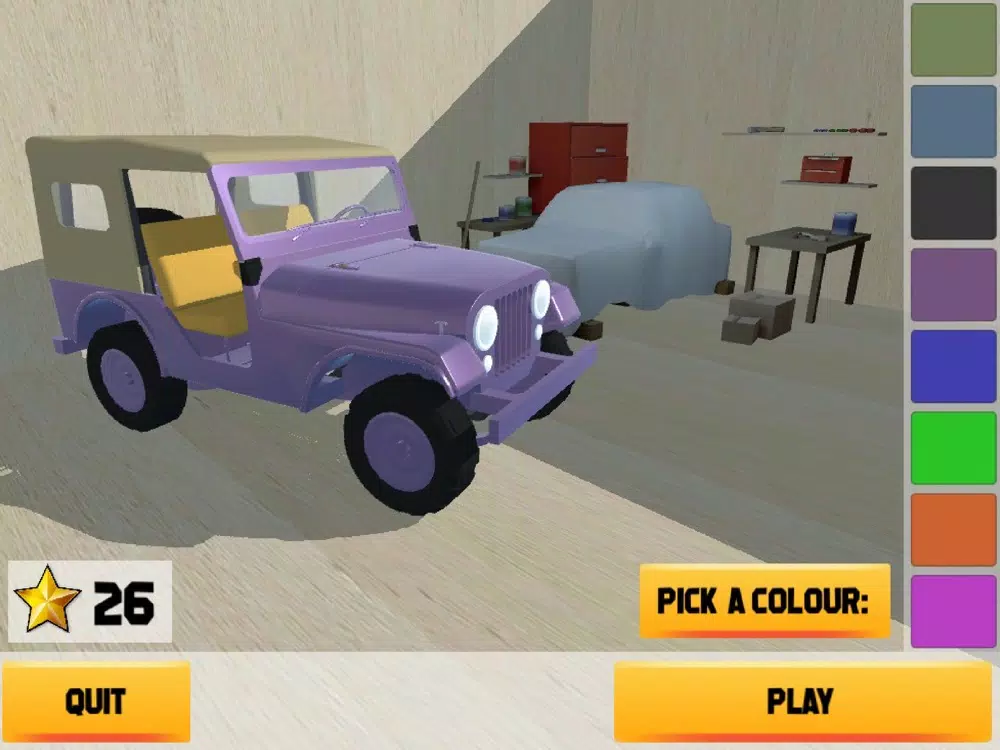 Classic Jeep Stunt Parking 3D iPad  Screenshots