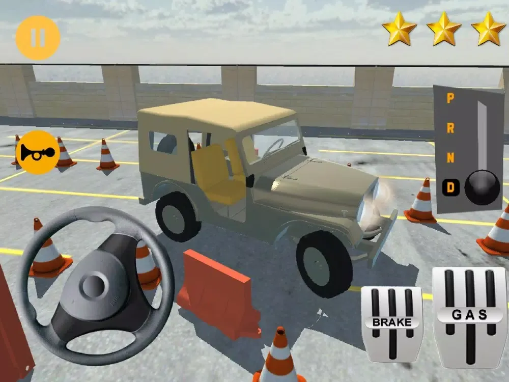 Tangkapan layar Classic Jeep Stunt Parking 3D iPad 