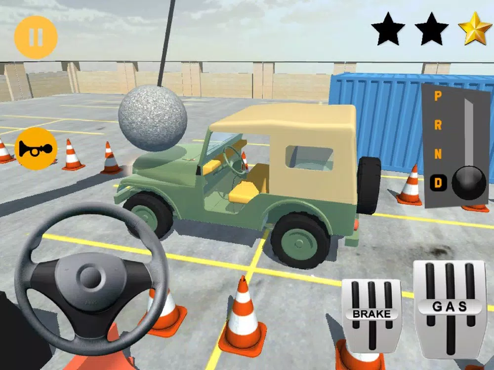 Classic Jeep Stunt Parking 3D iPad  Screenshots