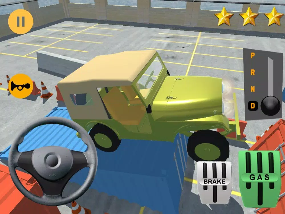 Classic Jeep Stunt Parking 3D iPad  Screenshots