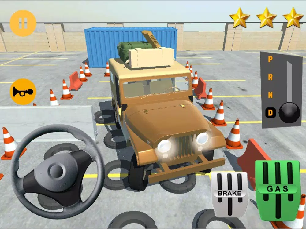 Classic Jeep Stunt Parking 3D iPad  Screenshots