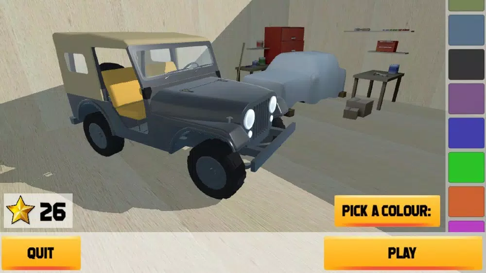 Classic Jeep Stunt Parking 3D Screenshots