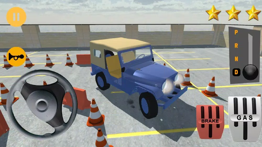 Classic Jeep Stunt Parking 3D Screenshots