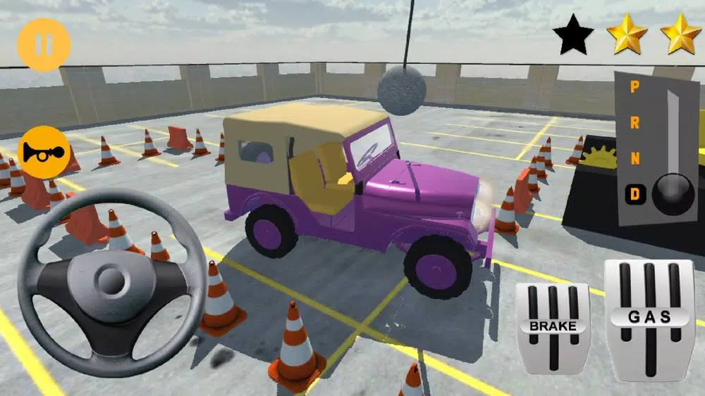 Classic Jeep Stunt Parking 3D Screenshots