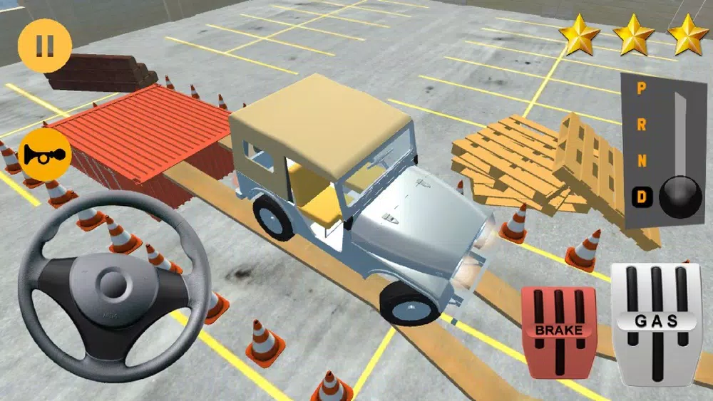 Classic Jeep Stunt Parking 3D Screenshots