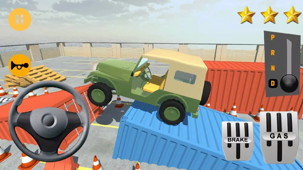 Classic Jeep Stunt Parking 3D Screenshots