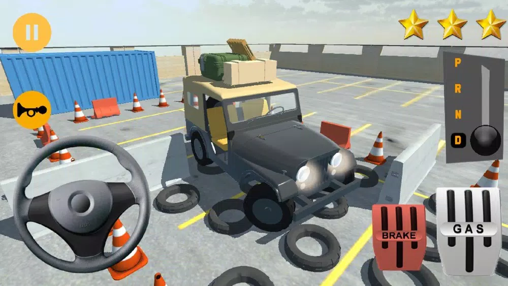 Classic Jeep Stunt Parking 3D Screenshots