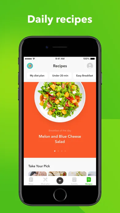 Diet & Meal Planner by GetFit Screenshots