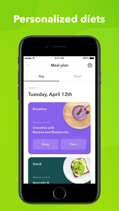 Diet & Meal Planner by GetFit Screenshots