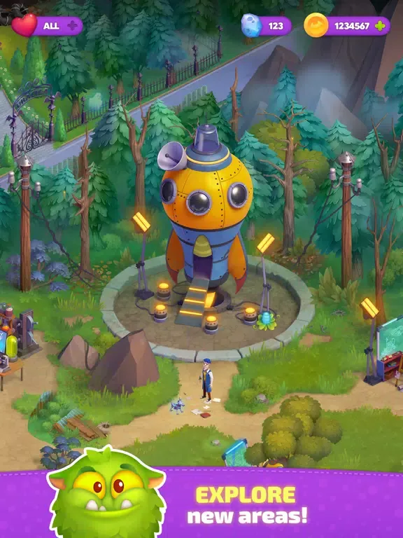 Capturas de tela do Mystic Town iPad 