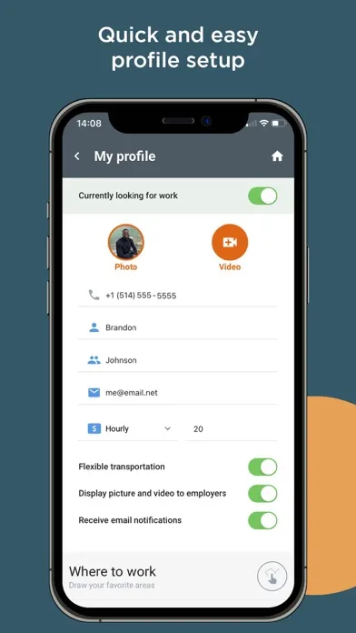 تصاویر AppyHere Job Search