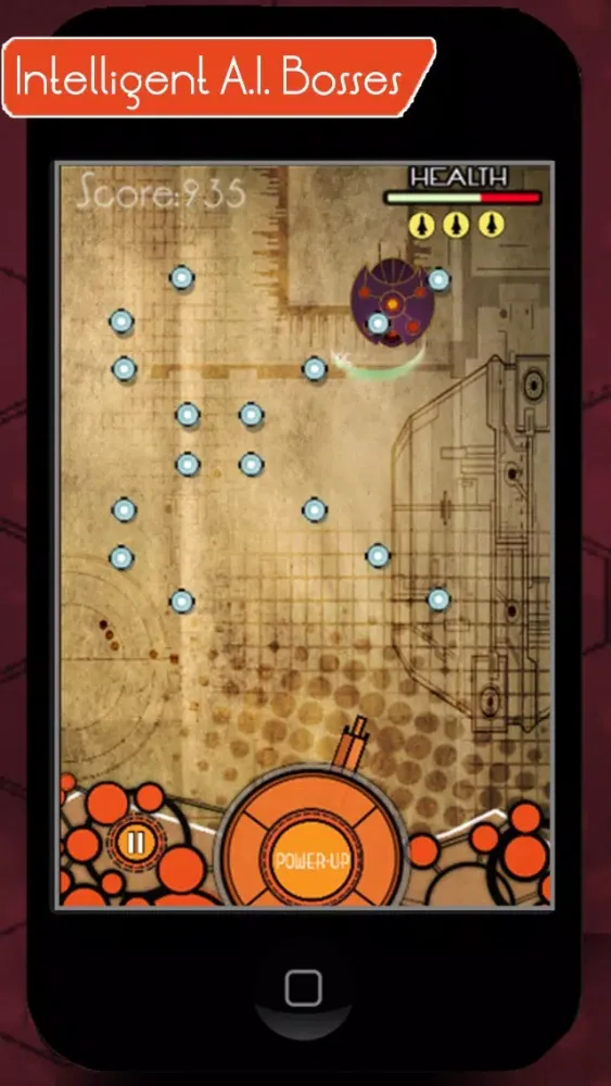 Ảnh chụp màn hình của Ricochet: Retro Space Shooter Free