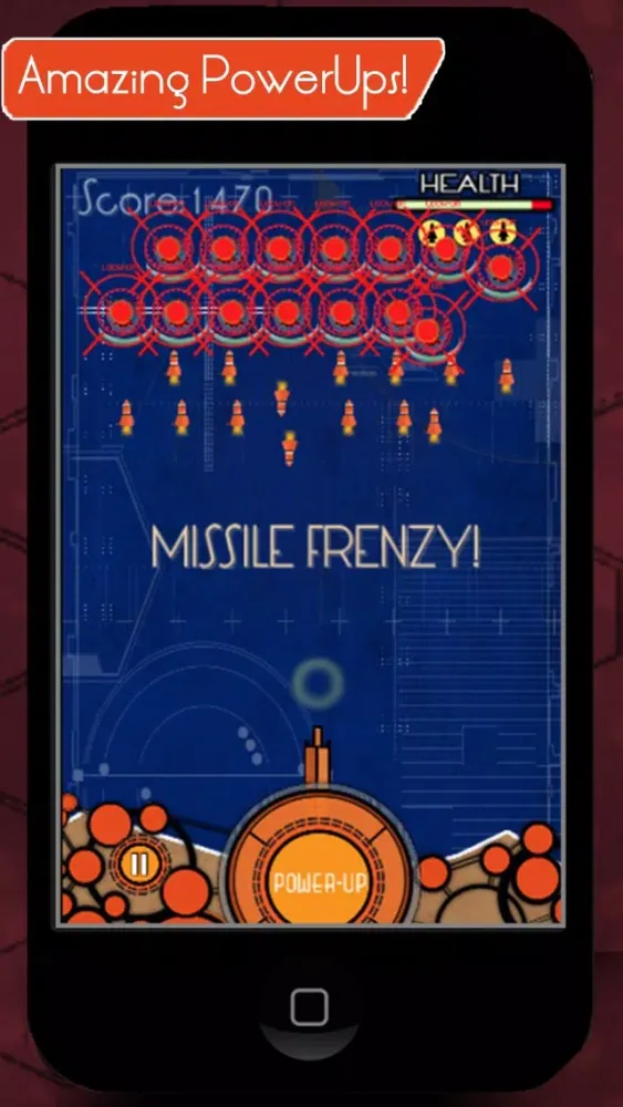 Ảnh chụp màn hình của Ricochet: Retro Space Shooter Free