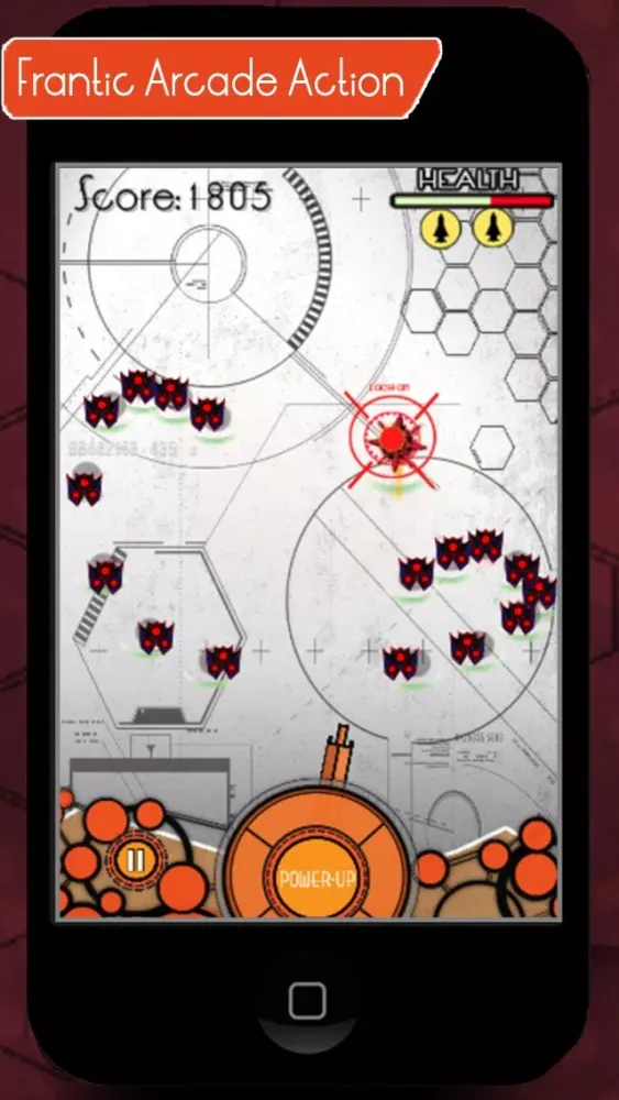 Ảnh chụp màn hình của Ricochet: Retro Space Shooter Free