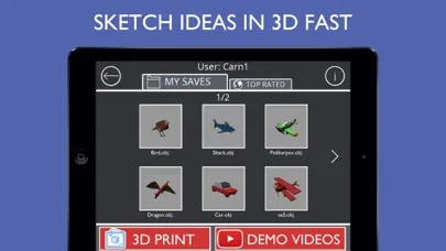 Sketch 3D:Easy 3D Modelling Screenshots