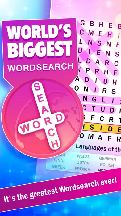 Tangkapan skrin Word Search – World's Biggest