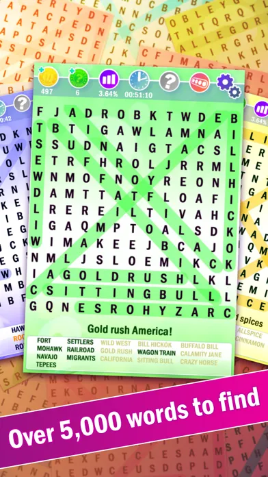 Tangkapan skrin Word Search – World's Biggest