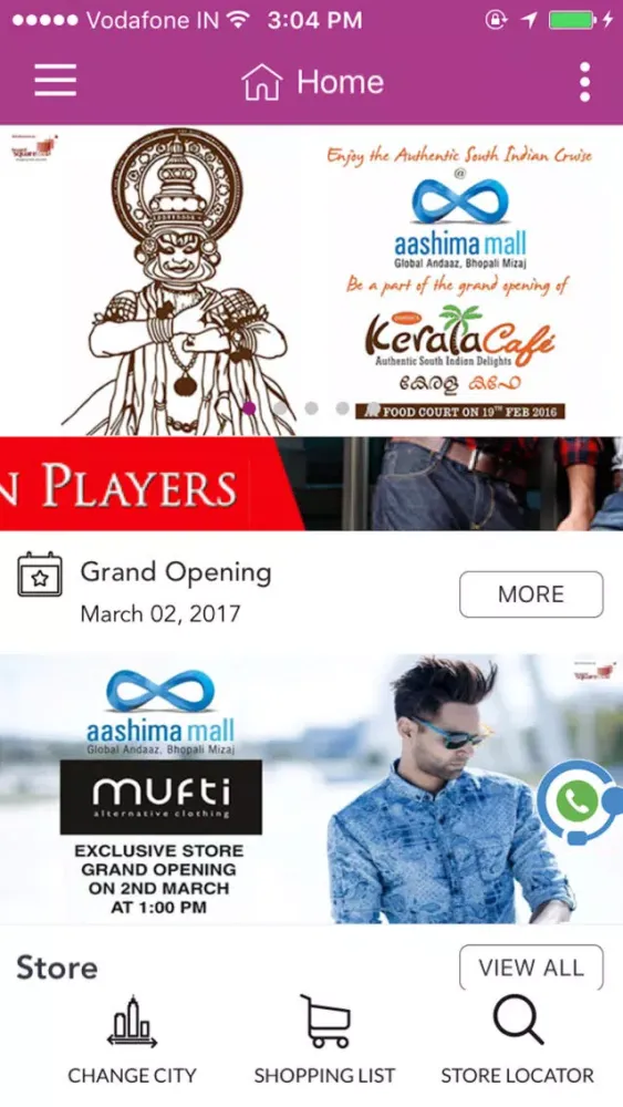 Tangkapan layar MallsAppy