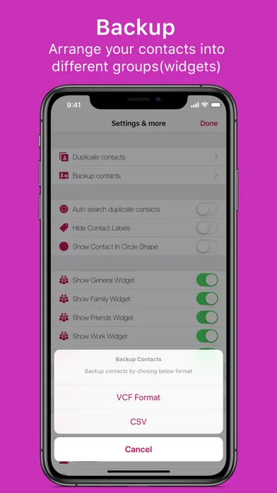 Captures d'écran de Favorite Contact Launcher App