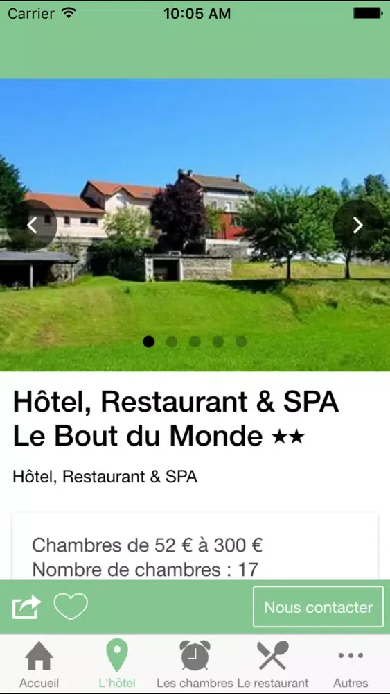 Hôtel & SPA Le Bout du Monde スクリーンショット
